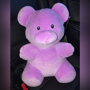 Valentine’s Day Purple Gummy Bear Plush, 16”, by Way To Celebrate, New With Tags